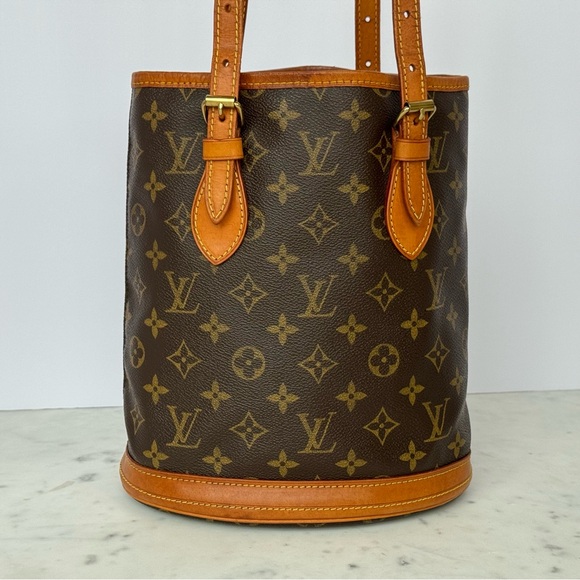 Louis Vuitton Monogram Bucket PM Shoulder Tote Bag - Picture 3 of 15